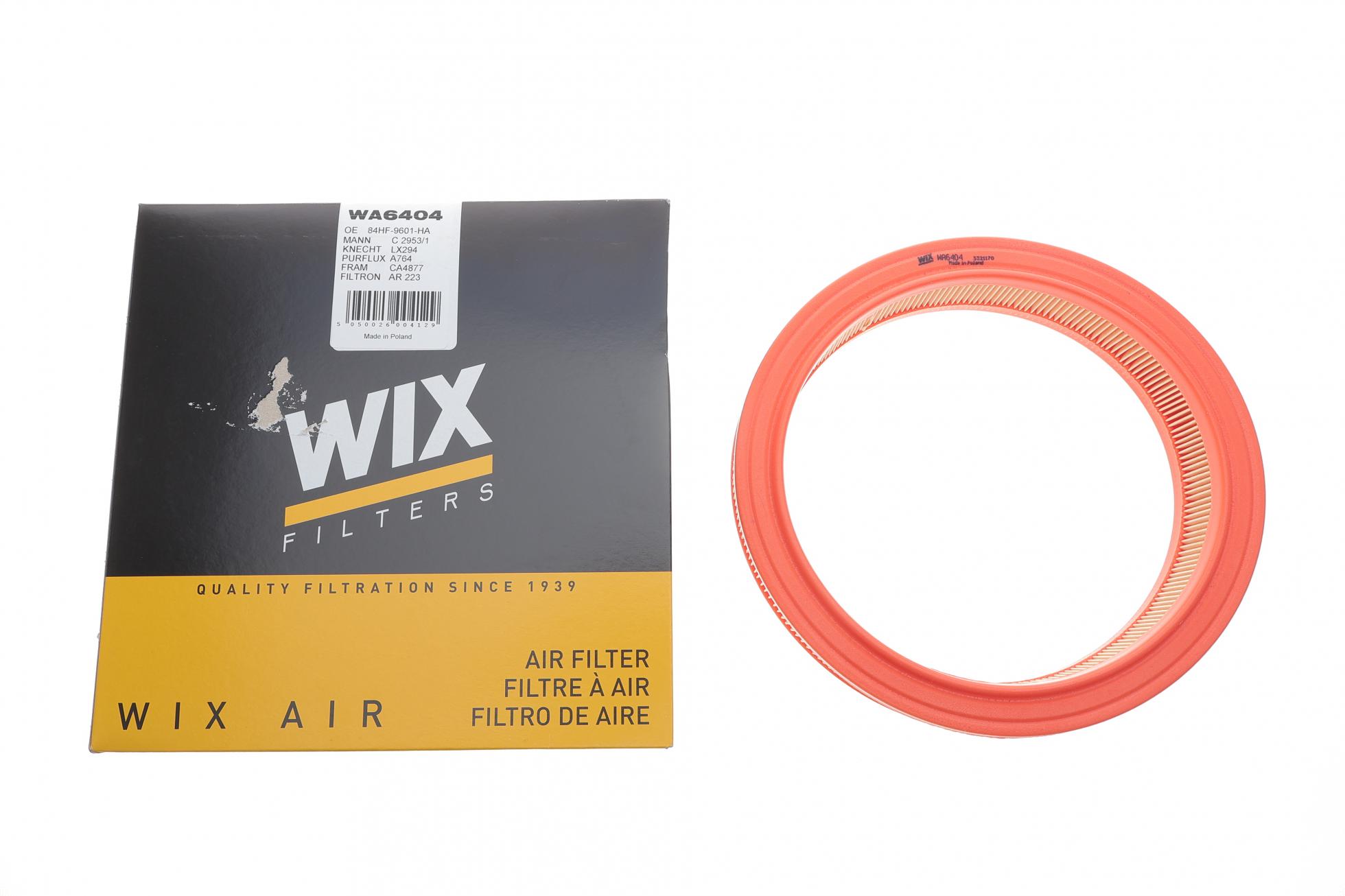 WA6404 WIX FILTERS